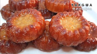 🥮 Yakgwa recipe / 입안에서 살살녹는 약과 만들기 / 약과 / 먹거리