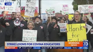 Covina teachers threaten strike