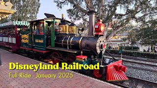 Disneyland Railroad | January 12, 2024 | Disneyland Resort 4K