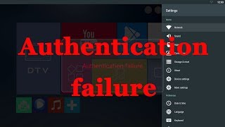 How to fix your android tv box Authentication failure problem by burning MAC address