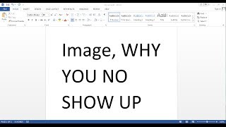 How To Fix Images Not Showing Up When You Paste It In Microsoft Word
