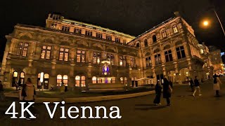 【ウィーン街歩き🌟Vienna Travel】夜のオペラ座を一周してみた⭕Night Walk in Vienna: Around the Opera～ Oper in der Nacht～Wien