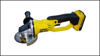 Setting Up \u0026 Using A Dewalt Cordless Grinder