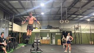 CrossFit Games Quarterfinals Event 2…. First ring muscle up workout in over 6 Months…