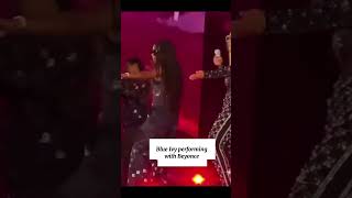 Blue Ivy performing with Beyonce/ Blue Ivy dancing #shorts #youtubeshorts