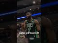 Jaylen Brown had some words for Giannis after this dunk 👀