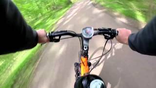 80cc Motorized Bicycle Ride GoPro 3 HD