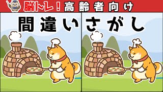 【間違い探し】全問難問！細かい違いが難しい脳トレ問題に挑戦！【イラスト編】