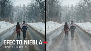 EFECTO NIEBLA PHOTOSHOP con 2 métodos diferentes