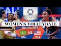 USA vs BRAZIL FULL GAME HIGHLIGHTS | Tokyo Olympics 2020 Women's Volleyball Finals