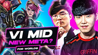 Chovy and Faker are SPAMMING VI MID??? *NEW WORLDS META!*