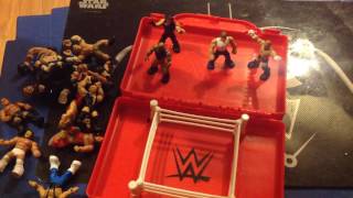 WWE mighty mini series 2 blind bag opening by Darren + WWE mighty mini collection
