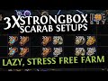 PoE 3.24 -  3x STRONGBOX SCARAB SETUPS // BOXES: A LAZY, RELAXING & NOOB FRIENDLY FARMING METHOD