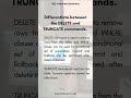 Differentiate between DELETE and TRUNCATE | SQL Interview Question Series