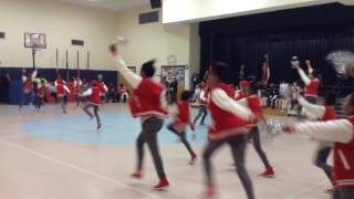 Winding spring dance team in school