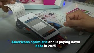 Americans optimistic about paying down debt in 2025