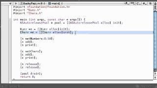 Objective C Programming Tutorial - 40 - Running a Polymorphic Program