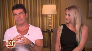 Britney Spears and Simon Cowell - ET Interview 2012
