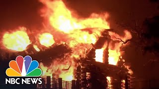 Massive Wildfire Destroys Homes, Forces Evacuations In California | NBC News NOW
