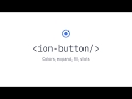 Ionic Components: Buttons