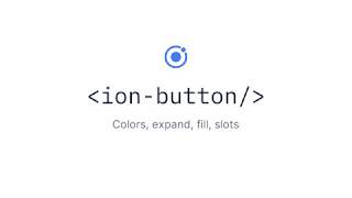 Ionic Components: Buttons