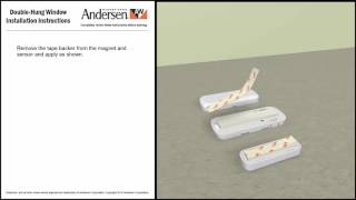 Wireless Open/Closed Sensor Installation Instructions - Double-Hung Windows | Andersen Windows