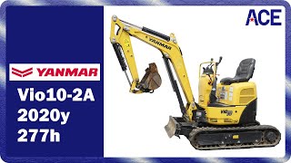 ヤンマー　Yanmar　Vio10-2A　2020ｙ　277ｈ　ユンボ　重機　ショベルカー　建機