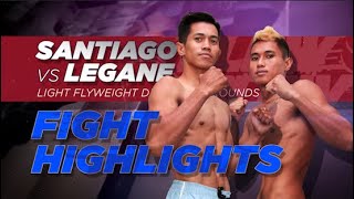 Highlights | Mark Louie Santiago vs Christian Legane | Manny Pacquiao presents Blow by Blow