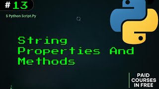 13 - String Properties and Methods