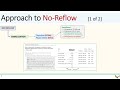 how to handle no reflow