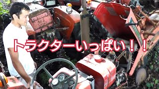 うわぁ～レトロなトラクターたちのエンジン音！！イセキＴＢ１４００単気筒・イセキＴＳ１７００2気筒・シバウラＳ１４００・シバウラＳ１５０四駆・イセキＴＳ２２００　奥州発動機運転会２０１９