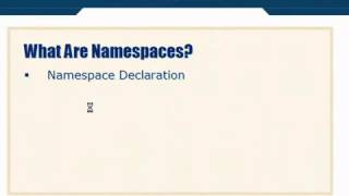 XML Tutorial 39 Introduction to Namespaces