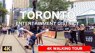 4K Best TORONTO Entertainment District Walking Tour | 2023 TIFF Toronto International Film Festival