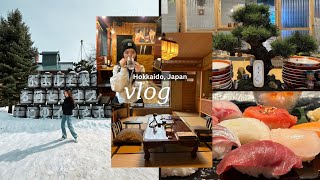 EP 26: Hokkaido, Japan Vlog- Sapporo \u0026 Otaru, Onsen Ryokan (Otaru Kourakuen) \u0026 Food 💙