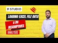 R Studio: Loading Excel File Data and Doing Descriptives - r Programming for Beginners