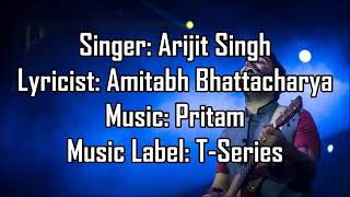 Khairiyat Lyrics ( Sad ) | Chhichhore | Arijit Singh | Amitabh B | Sushant , Shraddha |  Pritam |