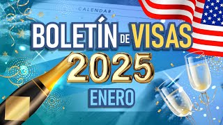 Boletín de Visas Enero 2025! #usa #boletindevisas #felizañonuevo2025