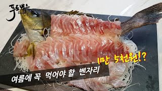 여름철에 먹어야할 벤자리 ! 한접시 1만5천원!!!