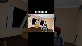 Roblox || earthquake simulator || #roblox #shorts #memes #mm2