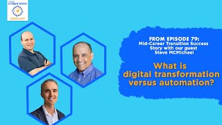 What is digital transformation versus automation?