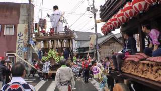 佐原の大祭 秋祭り2015　最終日　仲川岸の山車の１日