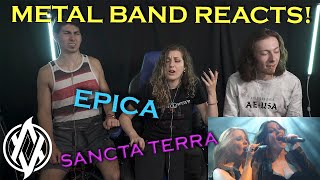 Epica - Sancta Terra (Live) REACTION | Metal Band Reacts! *REUPLOADED*