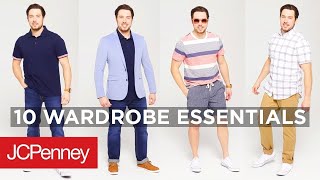 10 Wardrobe Essentials for Men | Building a Capsule Wardrobe | JCPenney