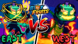 [CLUTCH] EAST VS WEST DRAGON EPIC FIGHT - Blox Fruits PVP