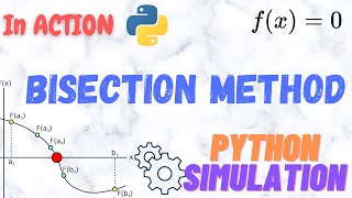 ANIMATION - BISECTION METHOD | Python Simulation in Action
