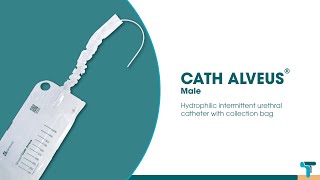 CATH ALVEUS | Male Hydrophilic Catheter with Pouch - Samtronic (English)