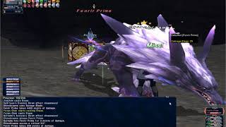 FFXI Fenrir Difficult Solo on BLU