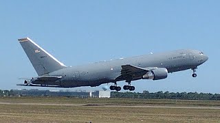 USAF Boeing KC-46A Pegasus Demonstration flight at the 2024 CAF Wings Over Houston Airshow