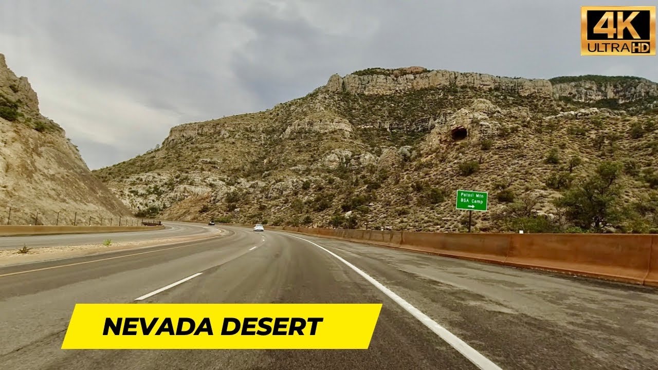 Driving Nevada Desert 4k Youtube