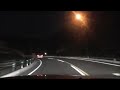 車載動画　イオン鹿児島中央店～国道3号～女子高前～玉里団地中央　夜景　4倍速